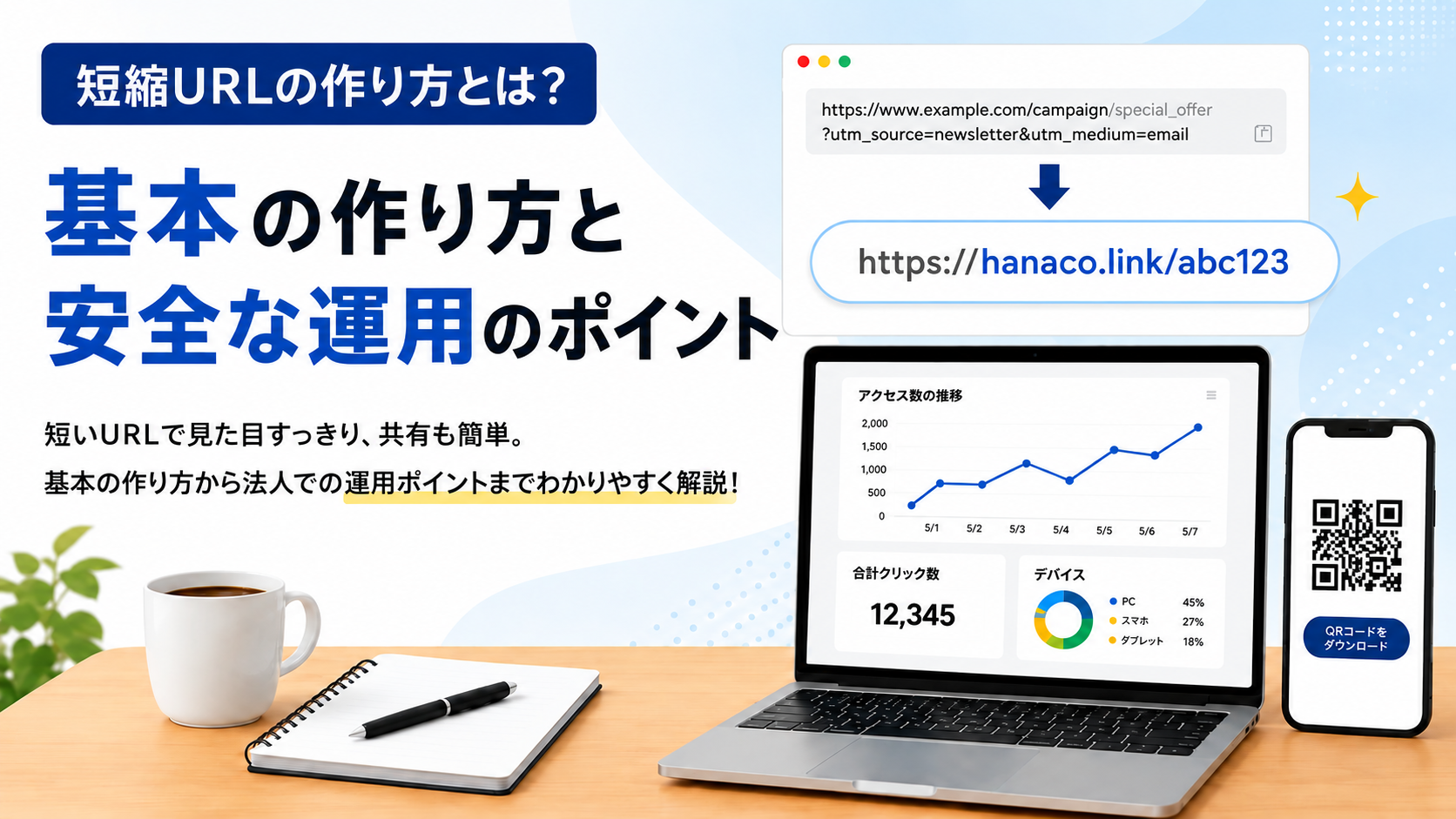 短縮URLの基本の作り方と安全な運用ポイントを紹介するイメージ